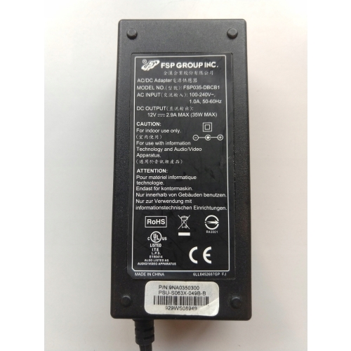 Zasilacz FSP035-DBCB1DVB-C 12v 2,9a ORYGINALNY DO DEKODERÓW SATELITARNYCH
