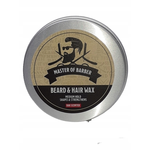 MASTER OF BARBER ZESTAW UPOMINKOWY DLA MĘŻCZYZNY DO PIELĘGNACJI BRODY VIP 5