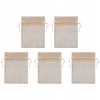 Woreczki z organzy Hobby Flora Organza Brokat brokatowe Złote 5 sztuk set