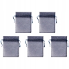 Woreczki z organzy Hobby Flora Organza Brokat brokatowe Błękitne 5 szt. set