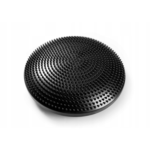 PODUSZKA BALANSOWA POWIETRZNA SENSORYCZNA FITNESS śr. 33 cm h: 5 cm CZARNA