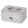 Kasetka na pieniądze Mini Sejf Skarbonka Box Kasetka SZARA 8,5x11,5x5,5 cm