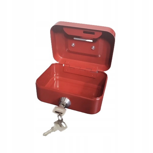 Kasetka na pieniądze Mini Sejf Skarbonka Box Kasetka SZARA 8,5x11,5x5,5 cm