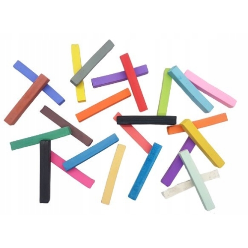 Kredki pastelowe Van Bleiswijck 24 szt miękkie pastele multikolor organizer