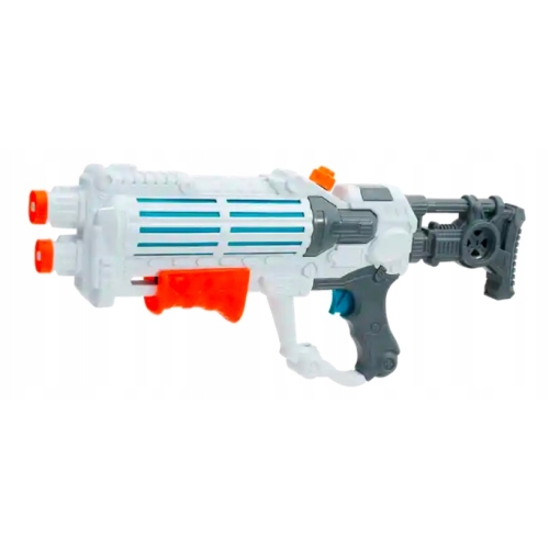 DUZY PISTOLET NA WODĘ wyrzutnia KARABINEK WODNA BITWA 350 ML 49 CM jasny