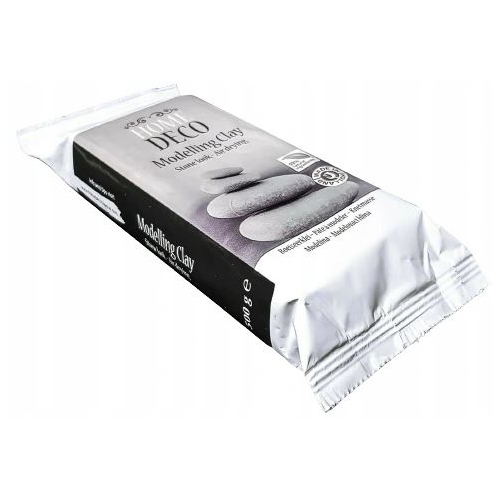 NATURALNA GLINA SAMOUTWARDZALNA MASA RZEŹBIARSKA DO MODELOWANIA 4 x 500g