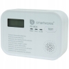 Czujnik tlenku węgla Smartwares alarm dźwiękowy wyświetlacz biały PD-8826
