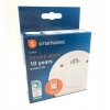 Czujnik tlenku węgla Smartwares alarm dźwiękowy wyświetlacz biały PD-8826