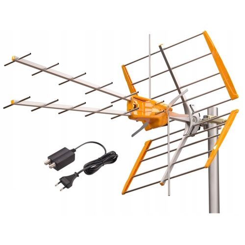 Antena zewnętrzna DVB-T2 najwyższa jakość firma Televes V+ MiX 12V 149011