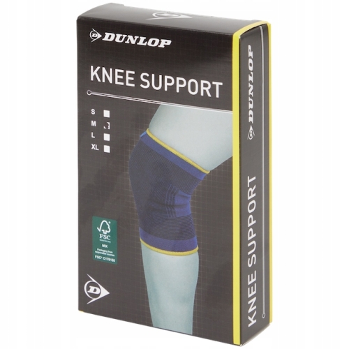 Ściągacz rehabilitacyjny KOLANA opaska stabilizator DUNLOP HAND rozmiar