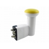 Konwerter Quad 4 wyjścia SAT Golden Interstar PLATINIUM X 0,2 dB GI-204S