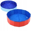 Basen rozporowy okrągły dla psa kota DOG POOL 80 x 30 cm Mocny Czerwony