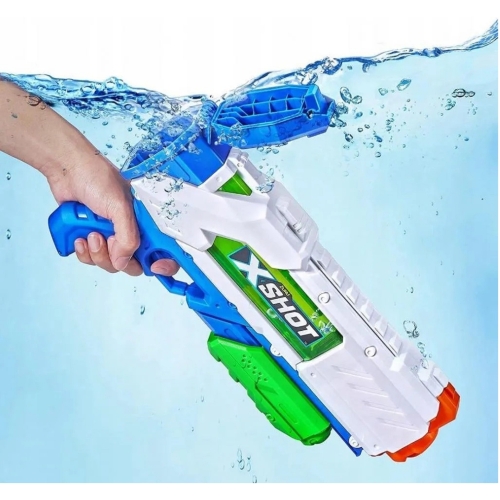 Pistolet X-Shot Zuru pistolet na wodę 700 ml BIAŁO ZIELONY ZASIĘG 10m MOCNY