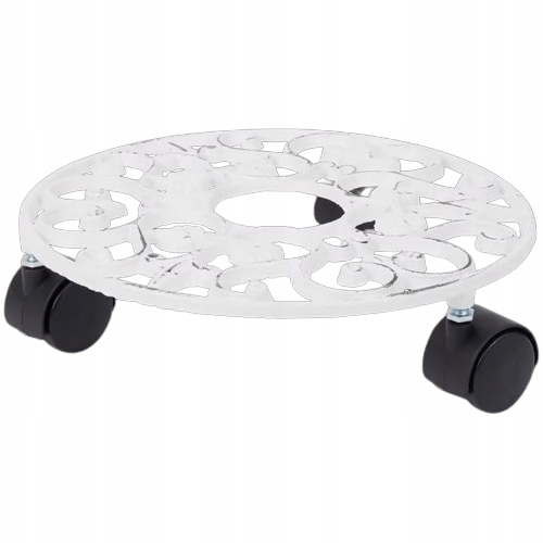Podstawka pod doniczkę na kołkach metalowa żeliwna GRAFIT Home Accents 25cm