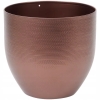 DONICZKA OSŁONKA OKRĄGŁA METALOWA POPIEL ŻEBROWANA PODWIESZANA 16x14,5 CM