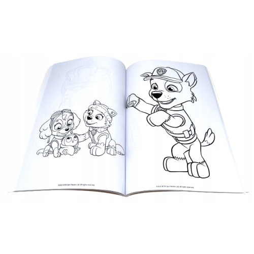 Kolorowanka malowanka Psi Patrol PAW PATROL NICKELODEON 128 str Naklejki Ż