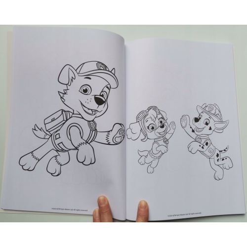 Kolorowanka malowanka Psi Patrol PAW PATROL NICKELODEON 128 str Naklejki C