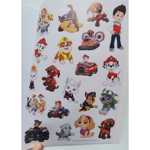 Kolorowanka malowanka Psi Patrol PAW PATROL NICKELODEON 128 str Naklejki C