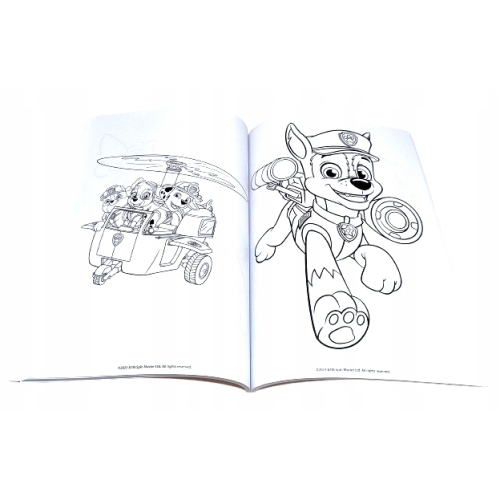 Kolorowanka malowanka Psi Patrol PAW PATROL NICKELODEON 128 str Naklejki C