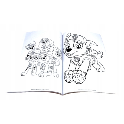 Kolorowanka malowanka Psi Patrol PAW PATROL NICKELODEON 128 str Naklejki C