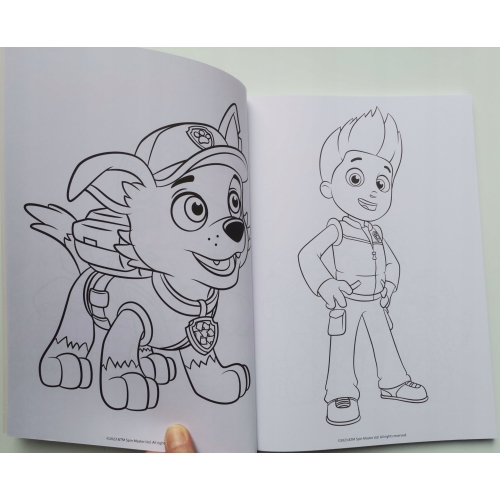 Kolorowanka malowanka Psi Patrol PAW PATROL NICKELODEON 128 str Naklejki C