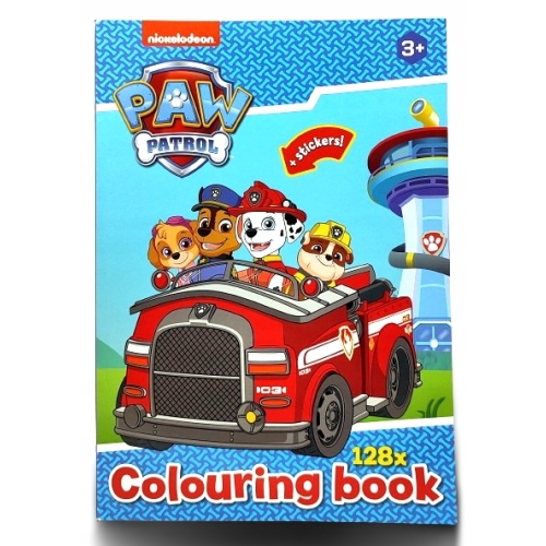 Kolorowanka malowanka Psi Patrol PAW PATROL NICKELODEON 128 str Naklejki N