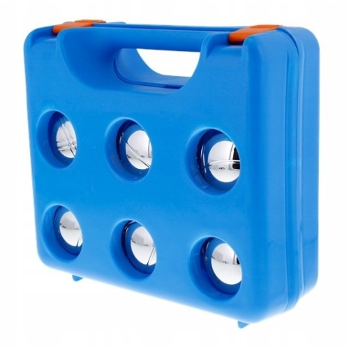 Kule do Gry BOULE PETANQUE BULE petanka 6 metalowych kul zestaw na piknik