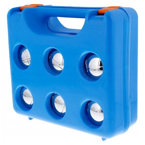Kule do Gry BOULE PETANQUE BULE petanka 6 metalowych kul zestaw na piknik