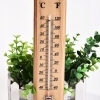 Drewniany termometr ścienny HOME ACCENTS 25x6 CM WEWNĘTRZNY ZEWNĘTRZNY