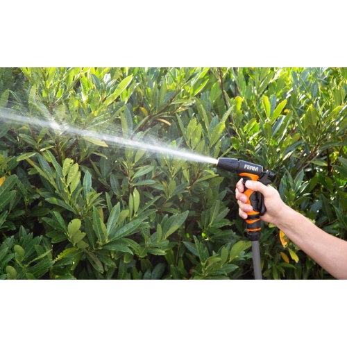 ZRASZACZ + PISTOLET DO WĘŻA OGRODOWEGO 8 FUNKCJI NATRYSKU FERM SGA1004
