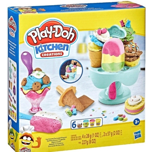 PLAY-DOH Ciastolina KARUZELA Z LODAMI F5332 E5112 HASBRO ZESTAW DLA DZIECI