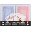 Karty do gry plastikowe w etui 2 talie w pudełku poker remik pasjans tysiąc
