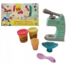 PLAY-DOH CIASTOLINA Z MASZYNĄ DO LODÓW DLA DZIECI ZESTAW E9368 LODZIARNIA