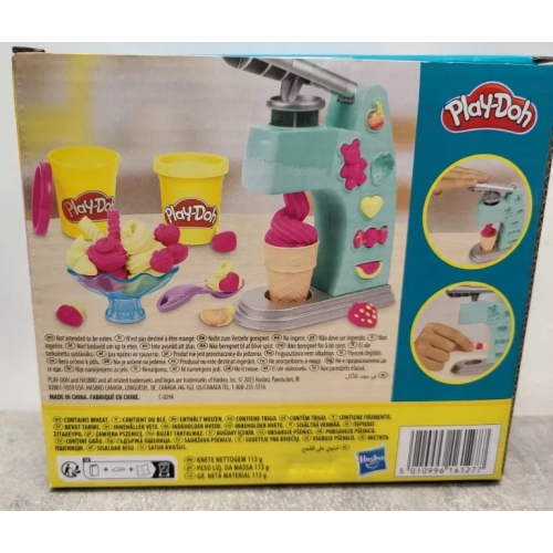 PLAY-DOH CIASTOLINA Z MASZYNĄ DO LODÓW DLA DZIECI ZESTAW E9368 LODZIARNIA