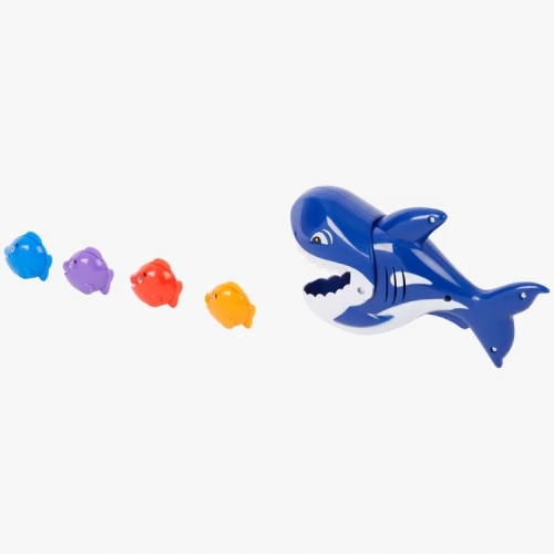Zabawka do Kąpieli Basenu Wanny Głodny Rekin Shark Łowienie Rybek 5 psc 18+