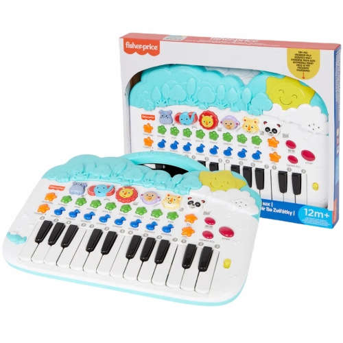 Pianinko dla dzieci Fisher-Price zwierzątka ZABAWKA INTERAKTYWNA DLA DZIECI