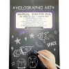 WYDRAPYWANKA zdrapka magiczny Zeszyt A5 blok do wydrapywania HOLOGRAPHIC