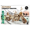 Drewniane puzzle 3D Motor American Chopper 232 Elementy Zrób to sam DIY