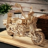 Drewniane puzzle 3D Motor American Chopper 232 Elementy Zrób to sam DIY