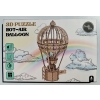 Drewniane puzzle 3D Balon HOT-AIR Ballon 113 Elementów Zrób to sam DIY
