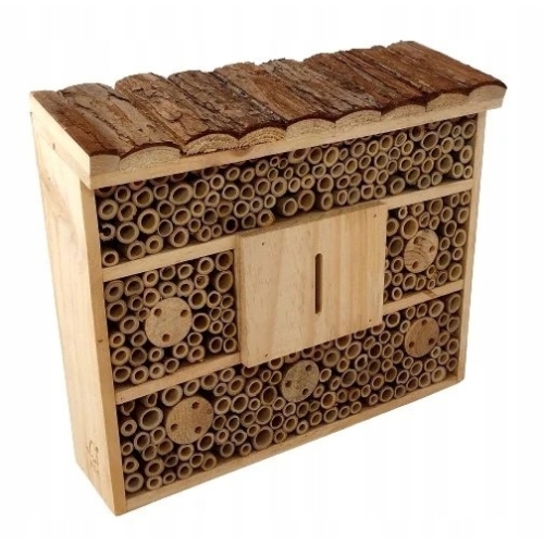 DOMEK hotel BUDKA LĘGOWA DLA OWADÓW MOTYLI INSEKTÓW DEKORACJA OGRODOWA DUŻA