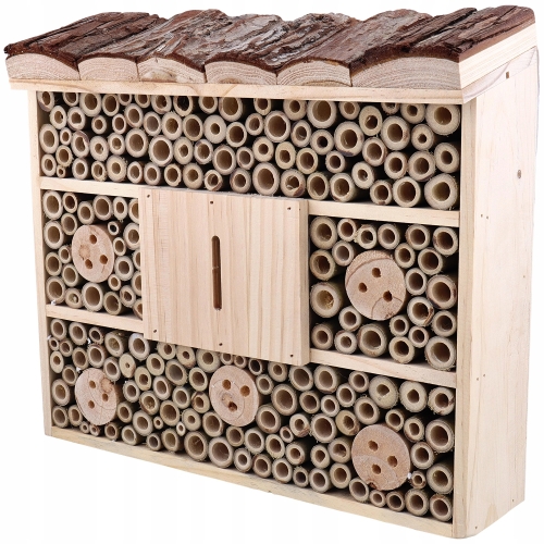 DOMEK hotel BUDKA LĘGOWA DLA OWADÓW MOTYLI INSEKTÓW DEKORACJA OGRODOWA DUŻA