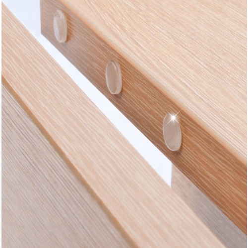 Odbojniki Gumowe Silikonowe Samoprzylepne Przeźroczyste Zestaw 46 sztuk