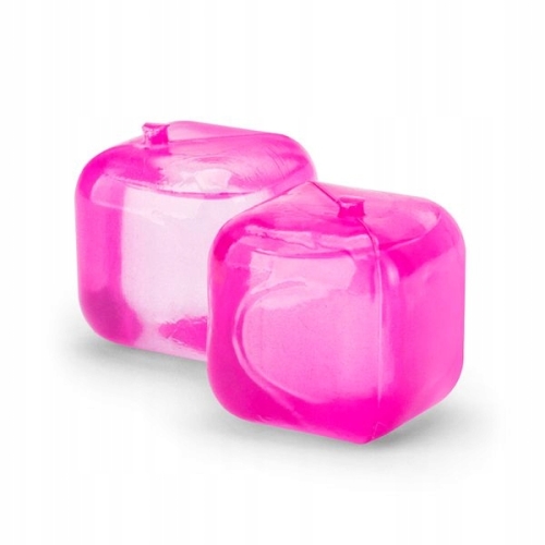 Kostki do drinków napojów plastikowe wielorazowe Kostki 20 sztuk KOLOROWE