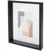 Ramka na zdjęcie FLOAT efekt wiszącego zdjęcia fotoramka 22x27x4 cm CZARNA