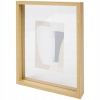 Ramka na zdjęcie FLOAT efekt wiszącego zdjęcia fotoramka 22x27x4 cm CZARNA