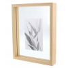 Ramka na zdjęcie FLOAT efekt wiszącego zdjęcia fotoramka 22x27x4 cm CZARNA