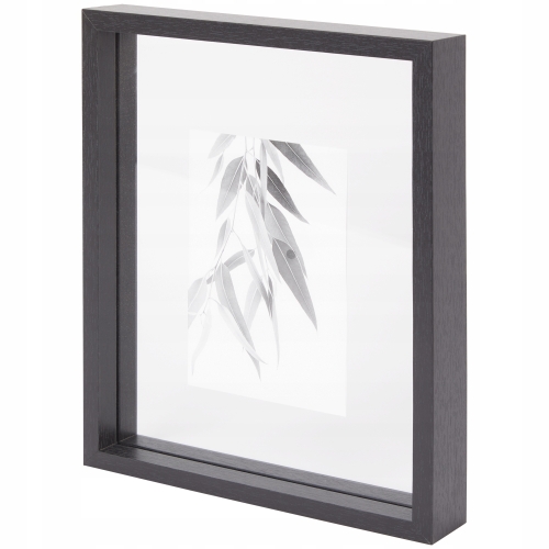 Ramka na zdjęcie FLOAT efekt wiszącego zdjęcia fotoramka 22x27x4 cm CZARNA