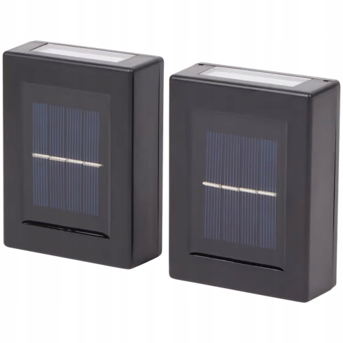 Lampy ścienne solarne LED ogrodowe ŚWIECĄ W GÓRĘ I W DÓŁ ZESTAW 2 SZTUKI