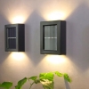 LAMPKI SOLARNE OGRODOWE KINKIETY ŚCIENNE Up & Down Solar ZESTAW 4 SZTUKI